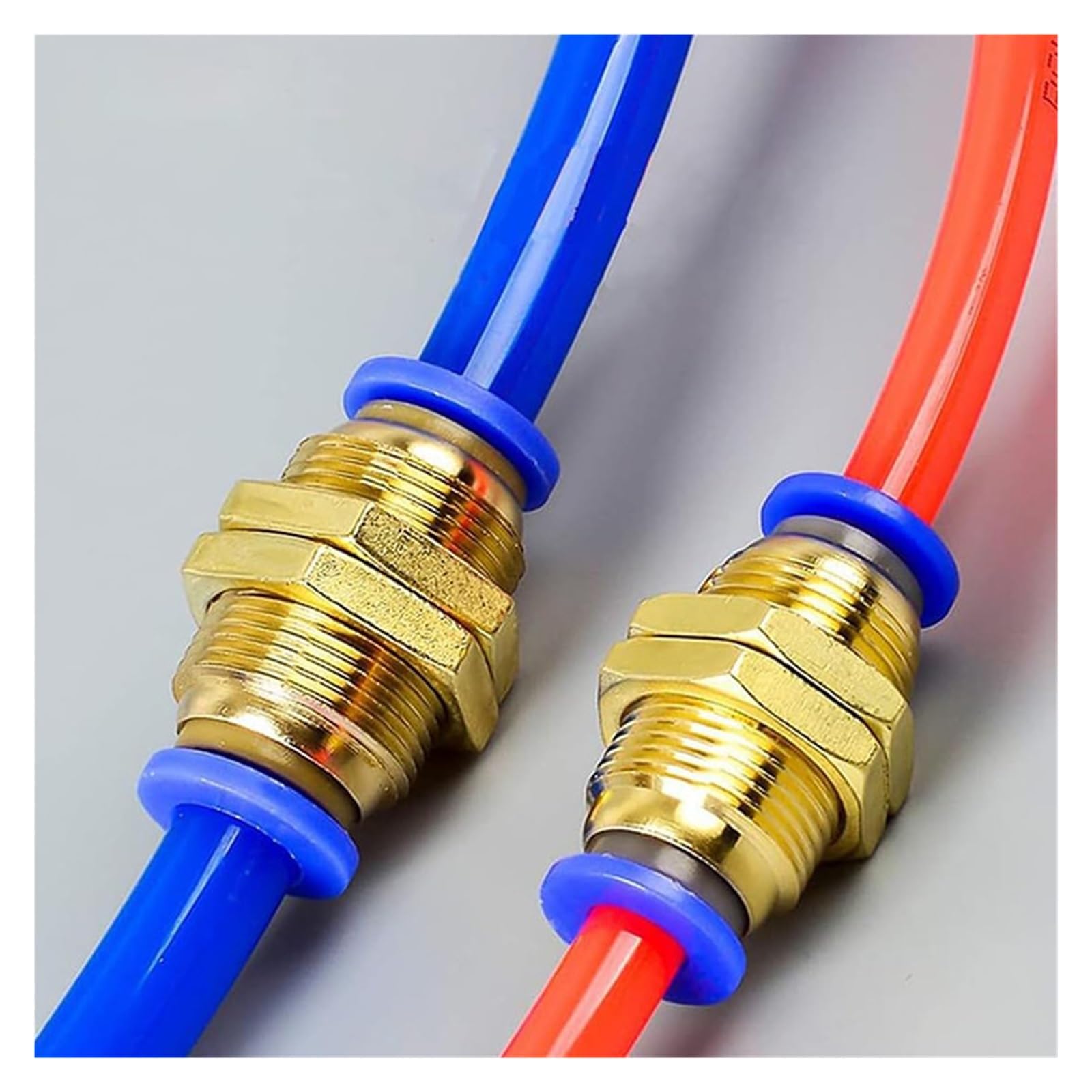 Connettore diretto pneumatico ad aria PM, tubo da 4 mm a 12 mm di diametro esterno, connettore gas a pressione con un pulsante, connettore rapido in ottone (PM4,5 pezzi)