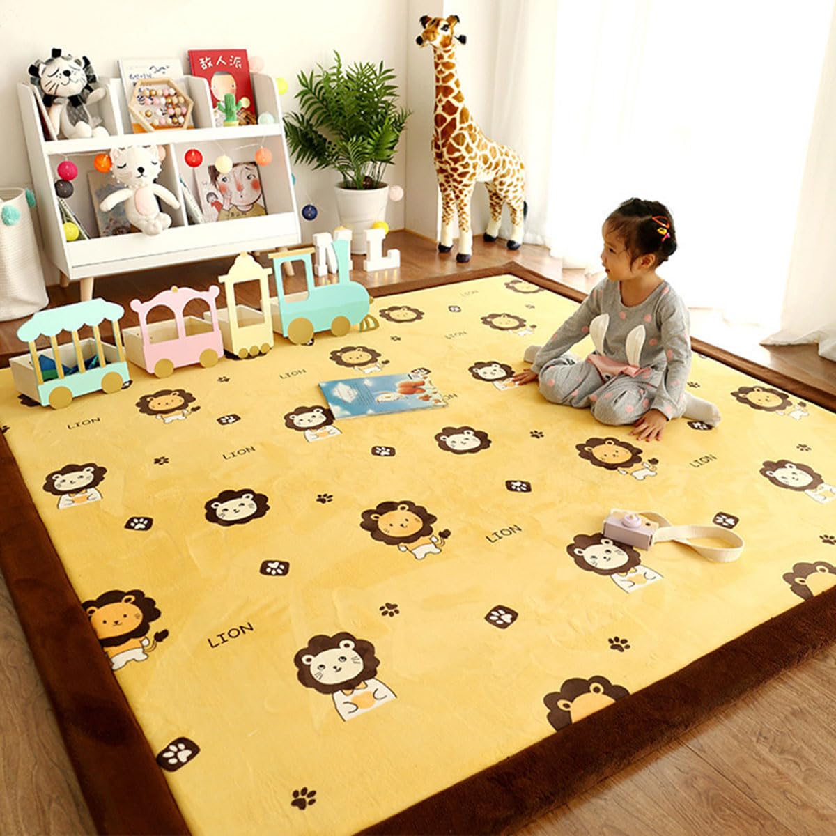 Single tree forest 2.5cm Thick Kids Carpet, Large Area Rug-Simba-80 * 160cm