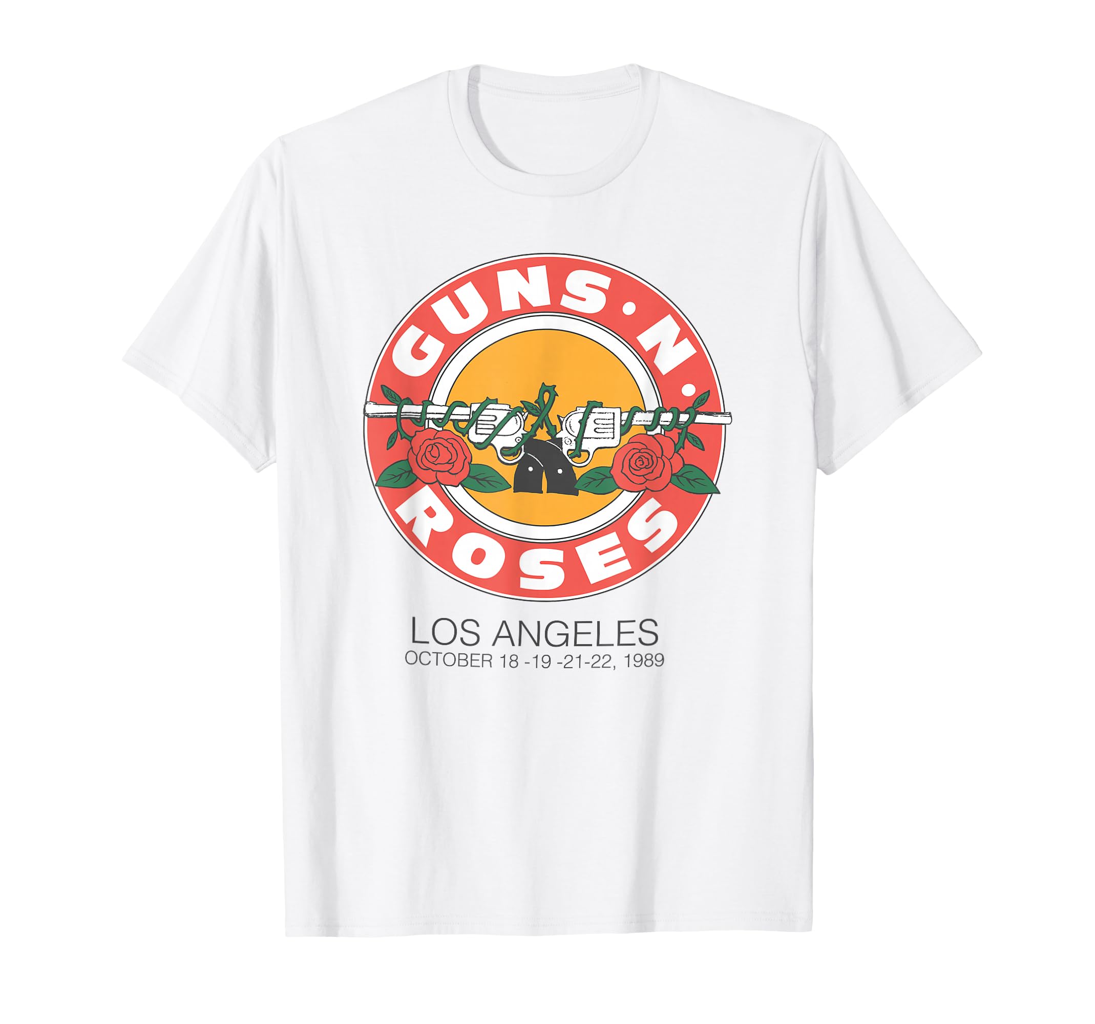 Official Guns N’ Roses 1989 Bullet Seal LA T-Shirt