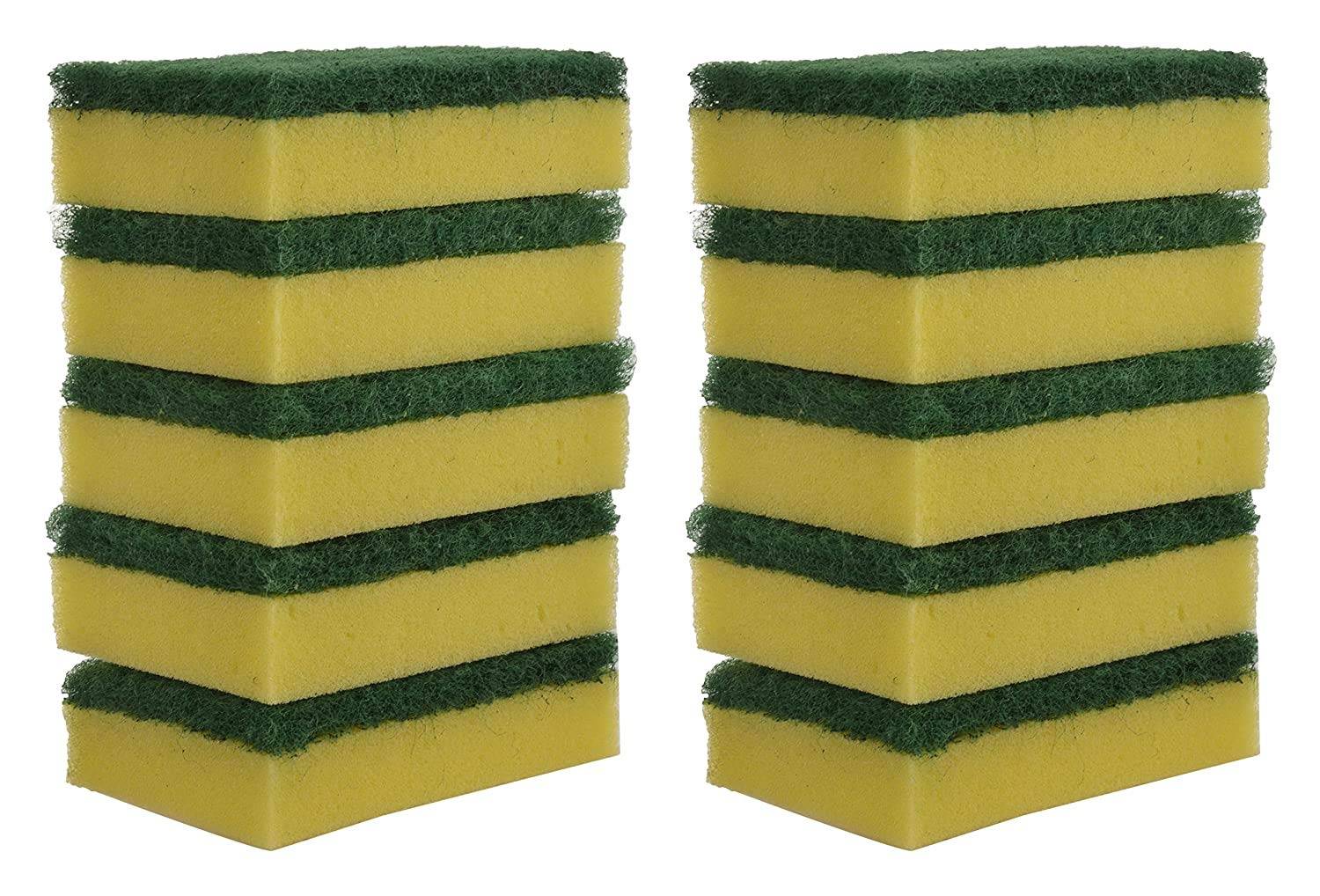 Macaw Multipurpose Scrub Pad with Sponge Pad 2 in 1 Kitchen Scrubber Non-Scratch Suitable for Dish/Utensils/Tiles/Wash Basin - 10 Pieces (B08TV3NSWL) Amazon Price History, Amazon Price Tracker