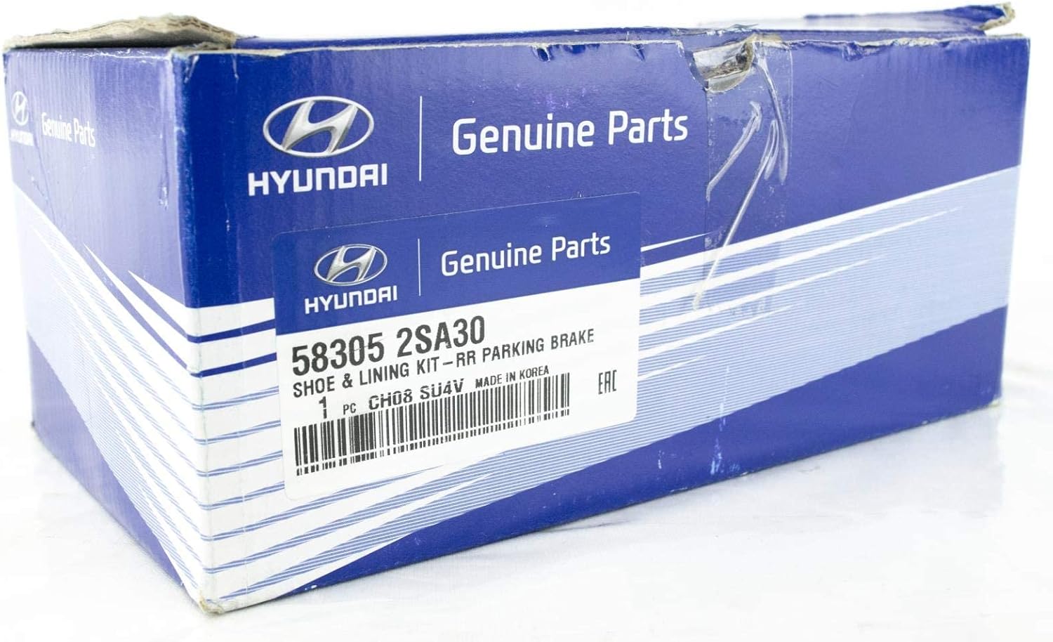 Genuine OEM 58305-2SA30 Shoe & Lining Kit - RR Parking Brake / 583052SA30 for Hyundai Tucson 10-15 Kia Sportage 11-16