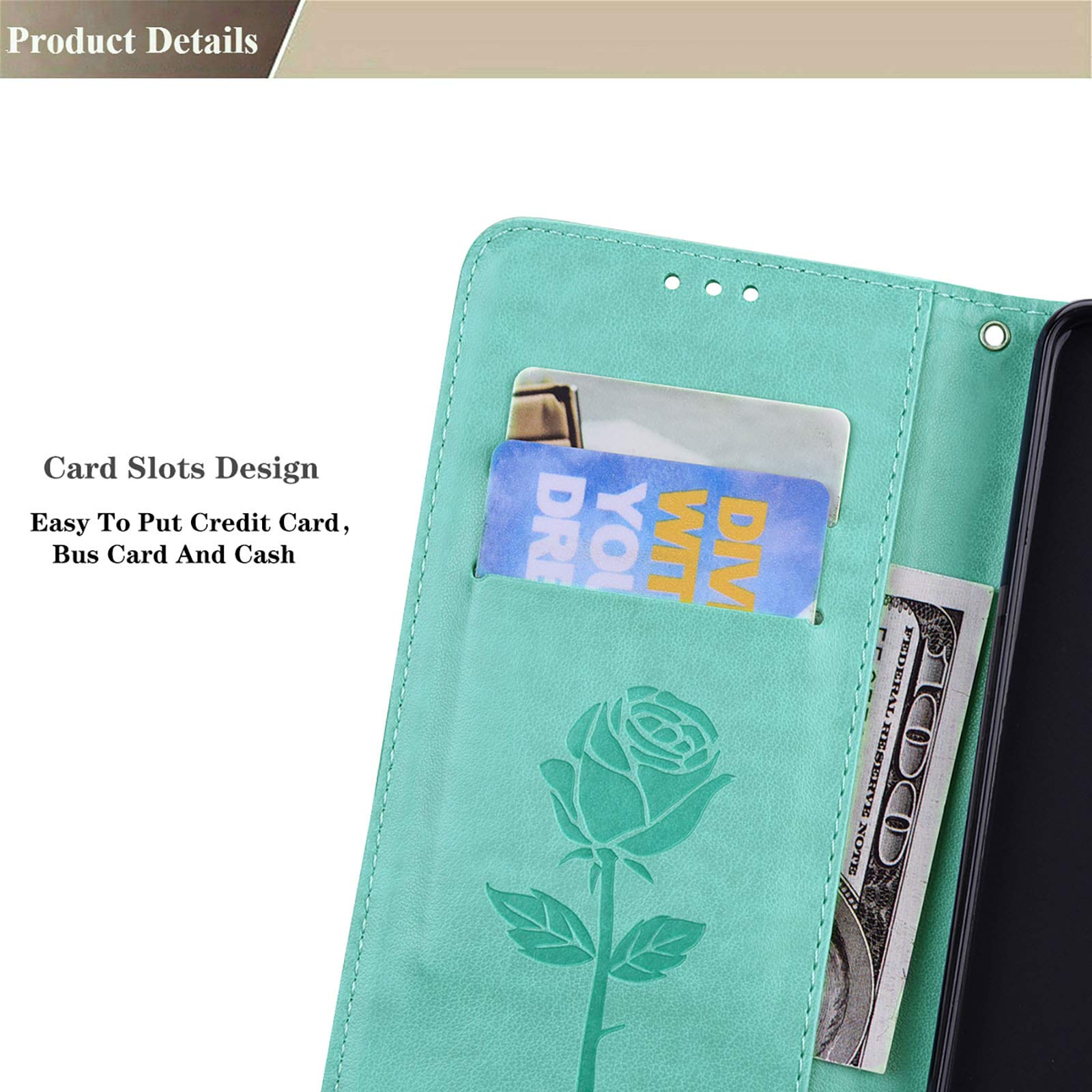 Custodia Portafoglio A Libro Con Motivo Gatto E Albero 3D Per Xiaomi Poco F5, In Pelle PU Verde Con Slot E Supporto
