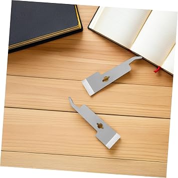 POPETPOP Bee Hive Curving Scraper 2Pcs Stainless Steel for Cleaning Frames