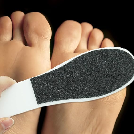 2 Pieces Double-Sided Foot File Foot Rasp File Dead Skin Remover Foot Scrubber Hard Skin Remover Foot Care for Wet and Dry Cracked Feet