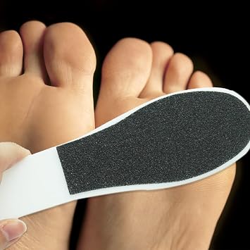 2 Pieces Double-Sided Foot File Foot Rasp File Dead Skin Remover Foot Scrubber Hard Skin Remover Foot Care for Wet and Dry Cracked Feet