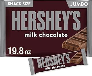 Milk Chocolate Snack Size, Candy Jumbo Bag, 19.8 oz
