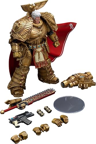 Miniatura 9 de JOYTOY Warhammer 40,000 118 Figura de acción Imperial Fists Rogal Dorn Primarch of The Vllth Legion Collection Modelo Regalos de cumpleaños 7
