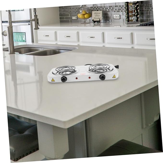 Estufa Eléctrica Portátil 2 Puestos 16.73" x 9.06" 110V miniatura 5