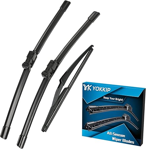 Miniatura 9 de YOKKIP Limpiaparabrisas de 24 pulgadas + 17 pulgadas + 13 pulgadas, repuesto para GMC TerrainChevy Equinox 10 11 12 13 14 15 16 17, limpiaparabrisas