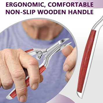 Toenail Clippers Super Sharp, Professional Thick Ingrown Toe Nail Clippers for Men Women Elderly, Large Podiatrist Toenail Clippers Heavy Duty Nail Nippers Toenail Cutters
