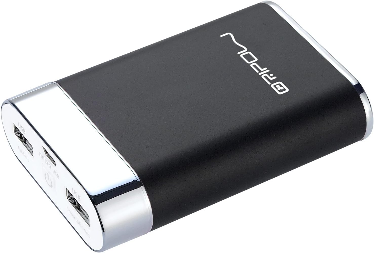Compact Portable Charger, Oripow Spark A3 9600mAh External Battery, Power Bank with Two USB Outputs, Portable Charger for iPhone, iPad, Samsung, HTC, Nexus, LG, Battery Pack for More Phones, Tablets and 5V Digital Devices (Black)