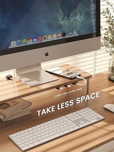 Miniatura 7 de Paquete de 8 clips magnéticos para cables, soporte para cable de teléfono para mesita de noche, gestión de cables debajo del escritorio, organizador