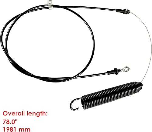 Miniatura 2 de Caltric Cable de control de toma de fuerza compatible con John Deere E100 E110 E120 E130 L100 L105 L107 GY22387