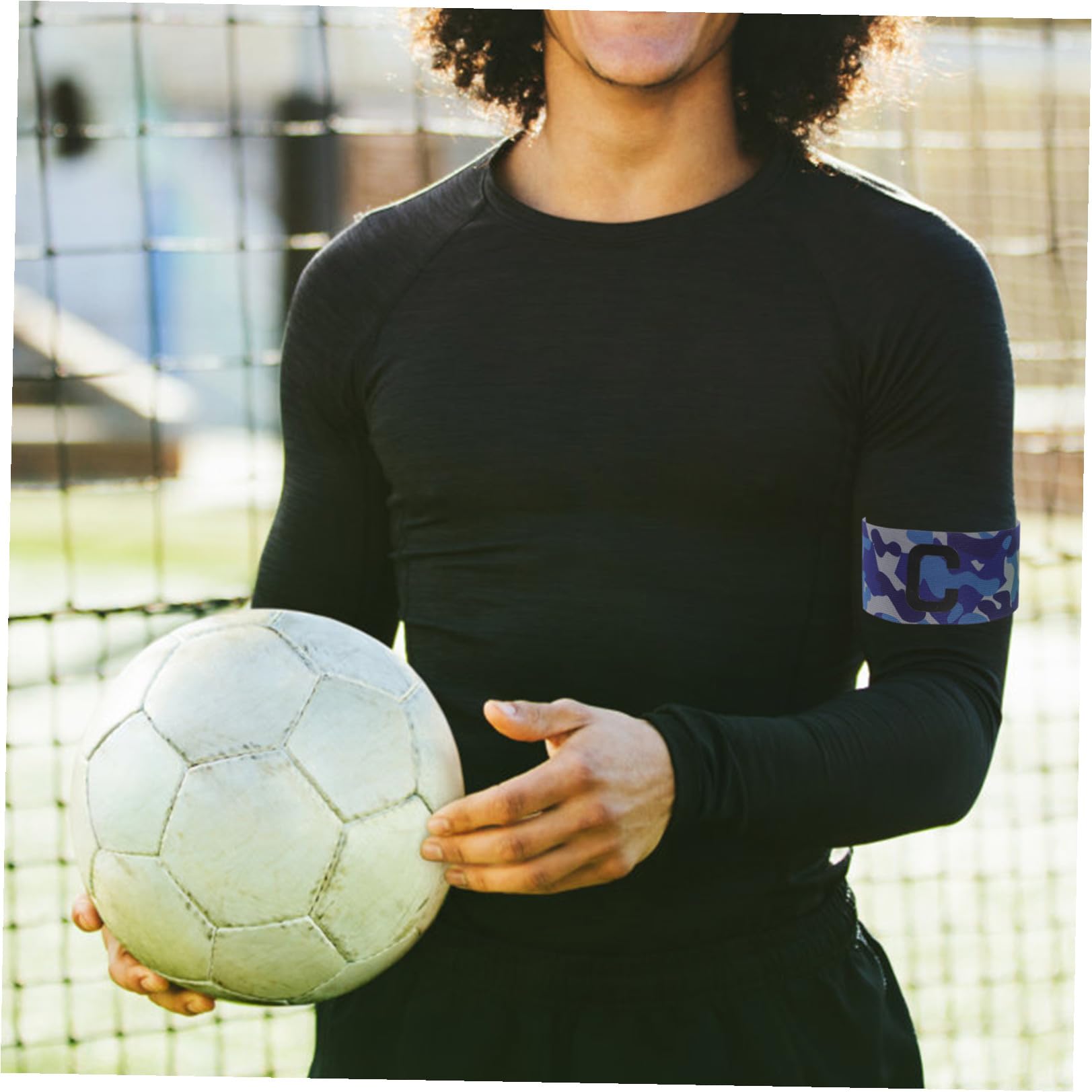 ibasenice De Accesorios De Fútbol Brazaletes Banda para El Sudor Brazaletes Fútbol Fútbol De Elástico Protector De Manga Equipo De