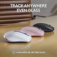 Vista 5 de Logitech MX Keys - Mini teclado + mouse inalámbrico MX Anywhere 3S - escritura fluida, teclas retroiluminadas, desplazamiento rápido, USB-C