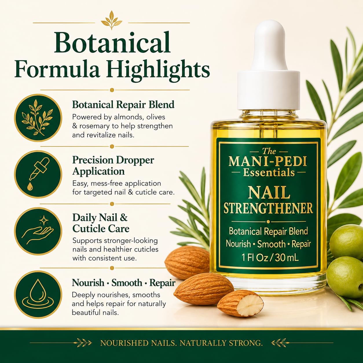 TMPE Nail Strengthener Serum. Professional Anti-fungal Serum for Damaged Nails & Toe-Nail Repair. Helps restore damaged nails. Supports Nail Growth & Healthy Cuticle - 30ML 2