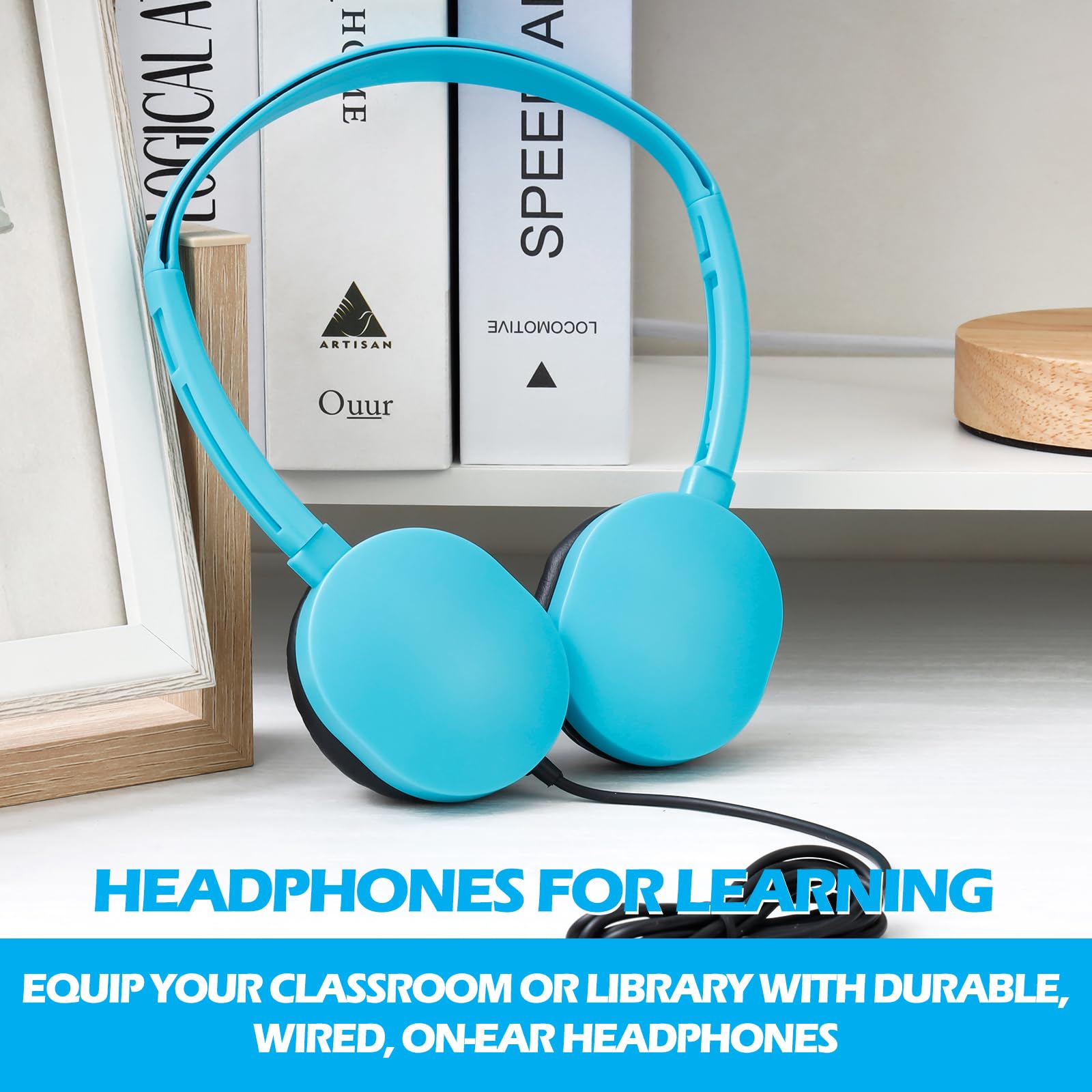 Auriculares para niños, paquete de 20 unidades para aula, escuela, juego de auriculares para estudiantes, adolescentes, niños, conector de 3,5 mm, multicolor