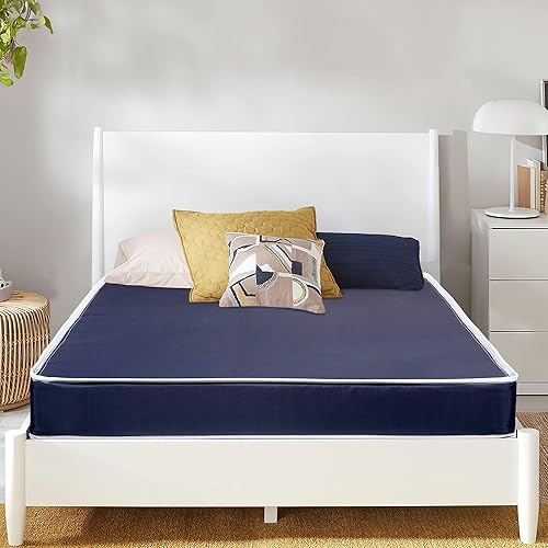 Miniatura 2 de Colchón de espuma de vinilo de nailon resistente al agua de 10 pulgadas, silencioso, sensación de nube suave, reflejo del calor corporal, bueno para