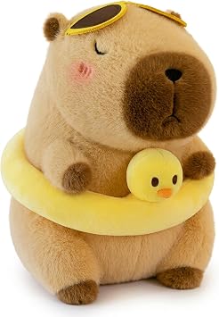Capybara Plush, Capybara Teddy with Unique Design, Capybara Plush for Home Decor and Collectors, Ideal for Birthday, Christmas, Valentine's Day and Other Holidays