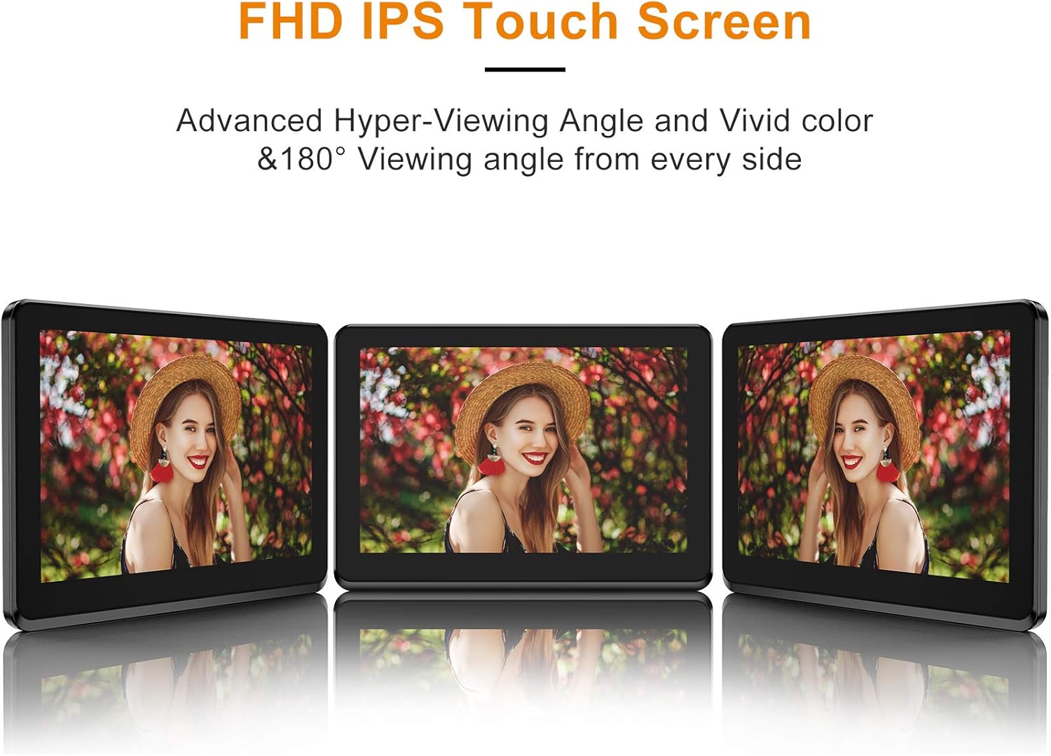 Black Friday Sale 2022 Digital Photo Frame WiFi 8 Inch Digital Photo Frame Full HD 1920x1080 IPS Touch Screen Display, Share Photos and Videos via App, Email, Cloud, Stereo Video Music Player, Best Gift