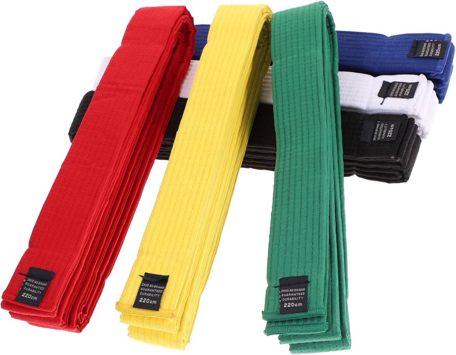 BESPORTBLE Karate Belt Colors Cotton Martial Arts Waist Guard Taekwondo Belt for Men