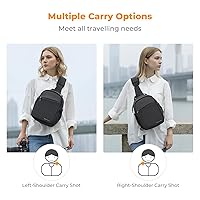 Vista 6 de K&F CONCEPT Small Camera Bag for Photographer, Camera Sling Crossbody bag for DSLR/SLR/Mirrorless Camera, Compact Camera Case for Men and Women