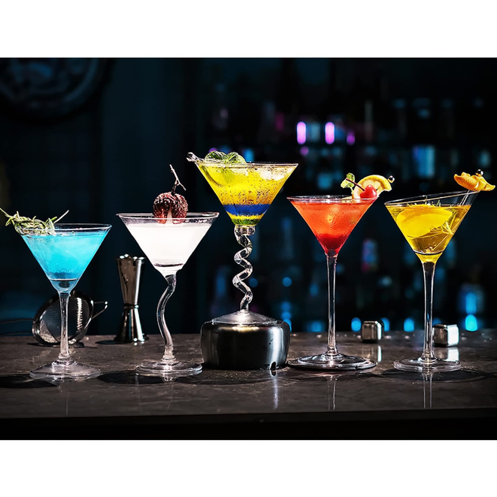 Amazon.co.jp: マティーニグラス クリスタルガラス 140ml マティーニ