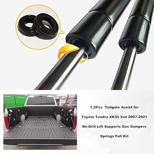 Miniatura 5 de Sporacingrts Laicarvor Asistencia para portón trasero totalmente compatible con Tundra XK50 de 2 generación 2007-2021 - Instalación sin taladro, con