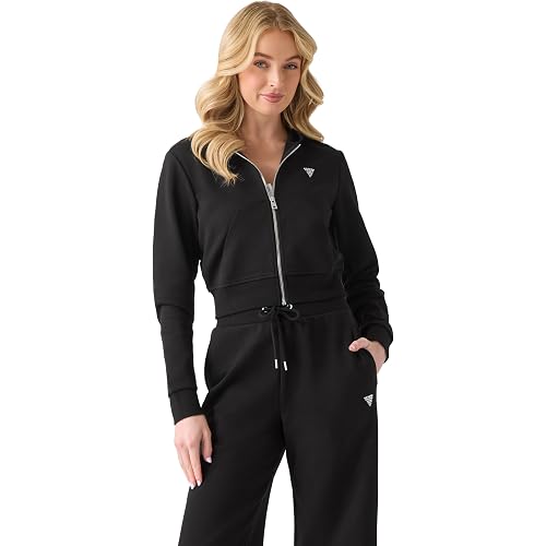 GUESS Women's Kora Zipped Up Hoodie