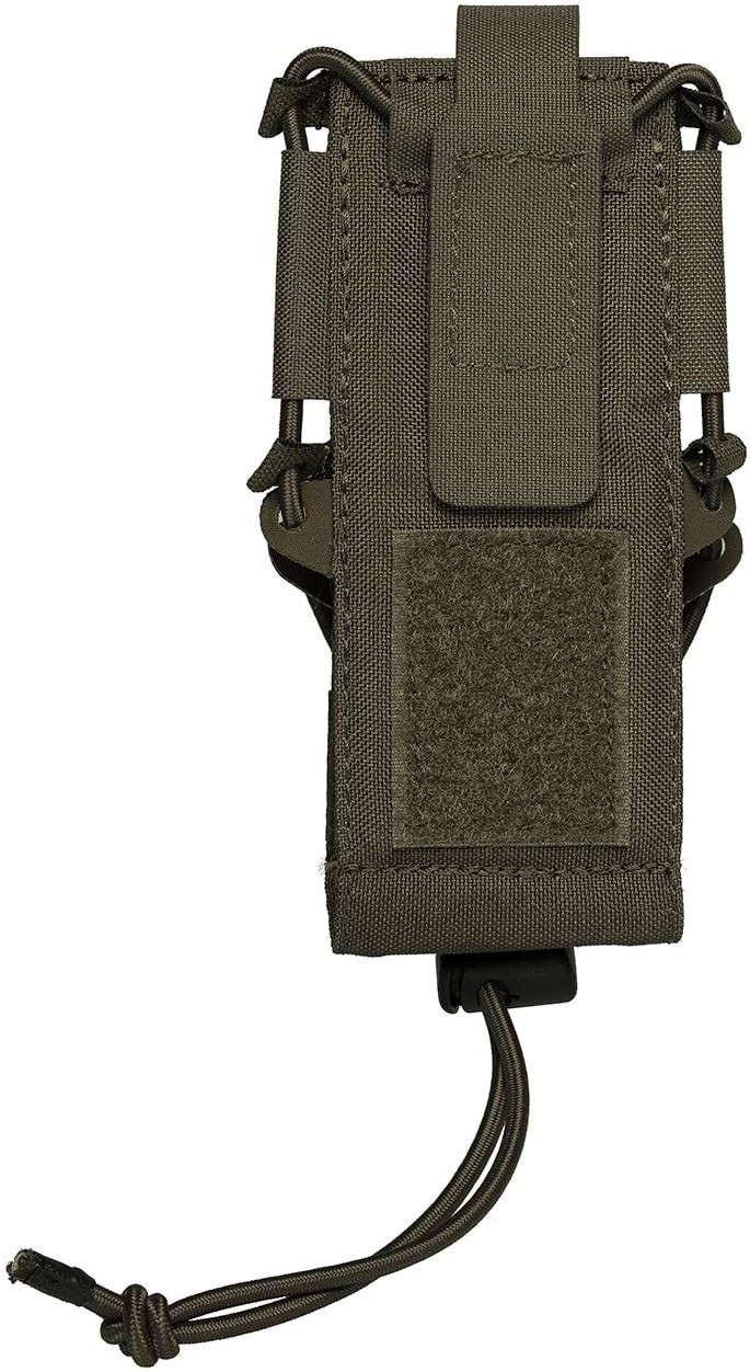 Tasmanian Tiger Digi Radio Pouch – Durable Cordura Radio Holster, MOLLE-Compatible, Compact Tactical Accessory for Digital Radios, Olive