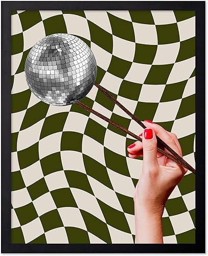 Miniatura 49 de Poster Master Póster con texto en inglés "This Place Feels Like Home", estampado retro de hongos, arte de rana genial, arte de citas positivas, arte