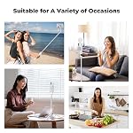 K&F CONCEPT Léger 71 inch Magnétique Selfie Stick Tripod 1.8m Porte-téléphone portable extensible avec télécommande, 3-Axis Rig en aluminium Vlog pour iPhone 17 16 15 14 Pro Max MS18