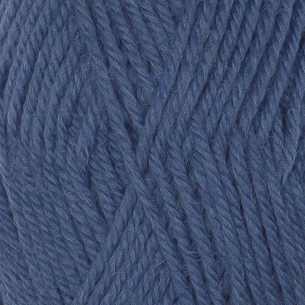 100% przędza z czystej wełny, zestaw 3 motków (150 g) waga DK - pozyskiwana bezpośrednio z Peru - niebiańska miękka i idealna do robienia na drutach i szydełkowania (stalowo-niebieski)