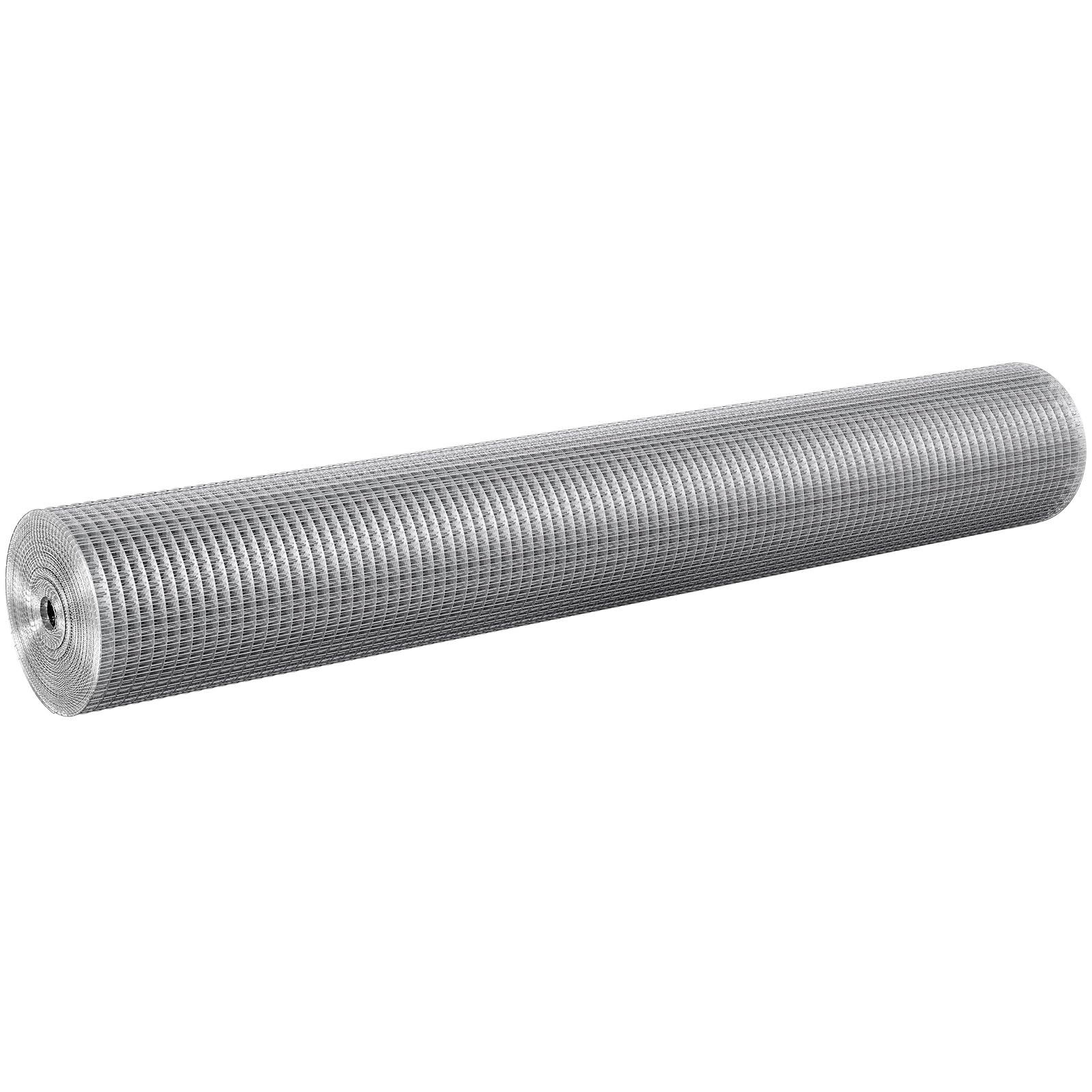 VEVOR Drahtgeflecht, 122cm x 15 m, Volierendraht Verzinkt, 0,9mm Drahtstärke Drahtgitter 12,7x12,7mm Maschendrahtrolle, Maschendrahtzaun, Maschendraht für Kaninchenkäfige, Garten, kleine Nagetiere