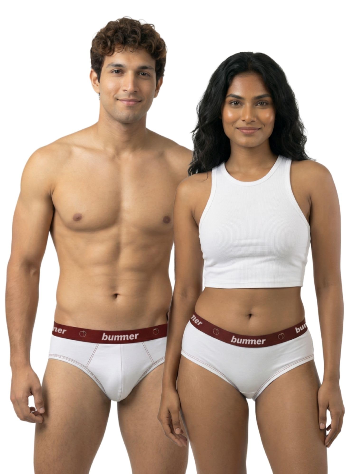 Valentine Couples Underwear |Funny Matching His & Hers Solid Cotton Set – Cute Novelty Valentine’s Day Gift for Boyfriend or Girlfriend