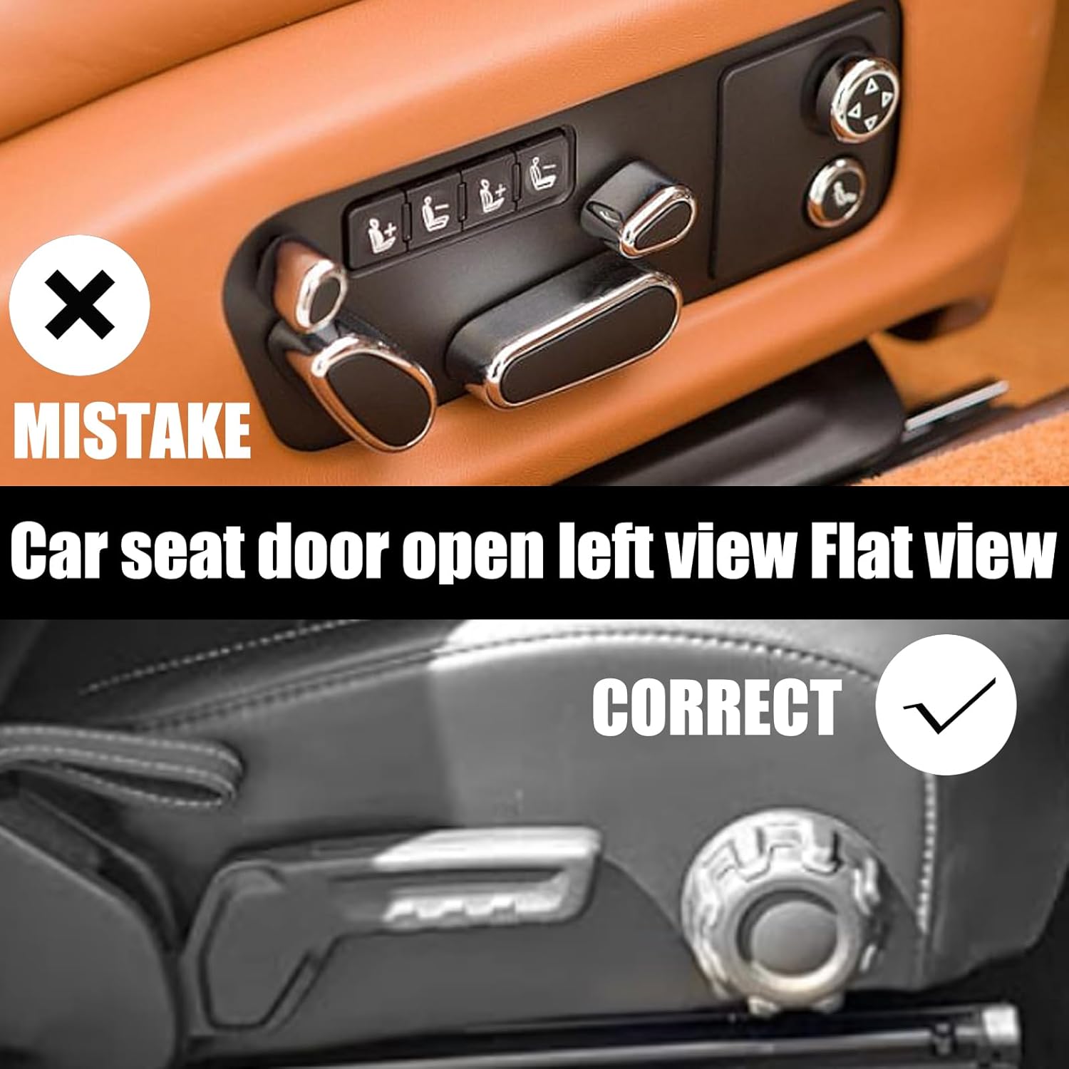 metal front door pocket storage box for jeep wrangler jl jlu 2018-2025 & gladiator jt 2020-2025, 2pcs(not for power seats) wide storage box