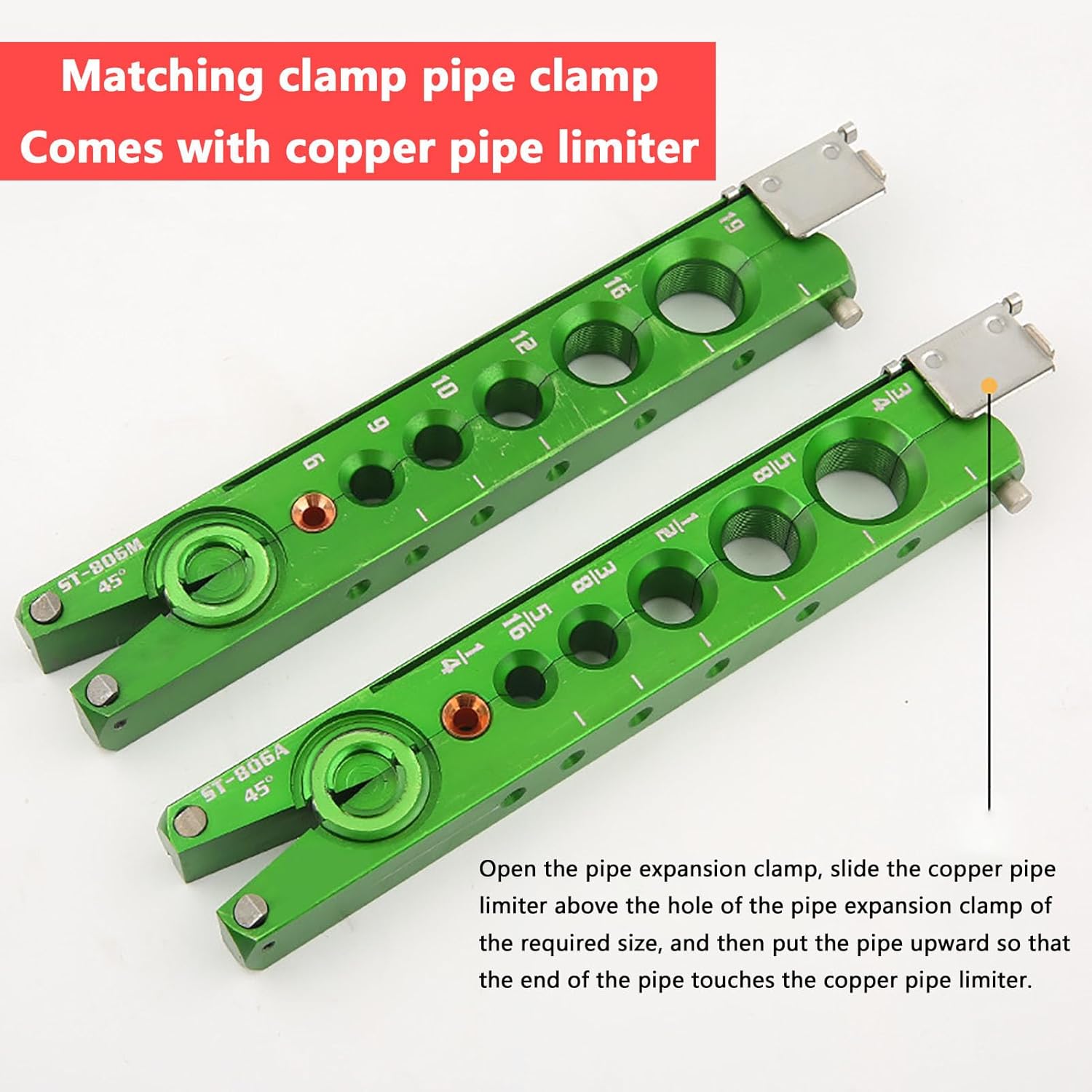 フレアツール、シングル銅フレアツール、1/4インチ - 3/4インチチューブパイプフレアツール、hvac 45°偏心タイプフレアツー 自動フレアツールキット  45°偏心チューブフレアツール、1/4インチ-3/4インチHVACシングルフレアツール、5つのフレアクランプ フレアリングツール ...