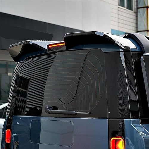 Miniatura 4 de YERMAOYI Alerón trasero para maletero y alerón para Land Rover Defender L663 90 110 2020 2021 2022 2023 Empennages
