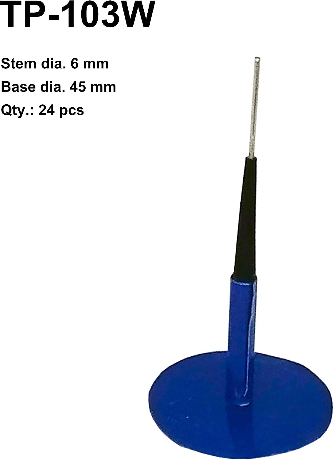 ZERINT TP-103W Combination Repair Unit, Tire Repair Patch Plug 1/4" x 1 3/4" Wrapped stem 24 pcs