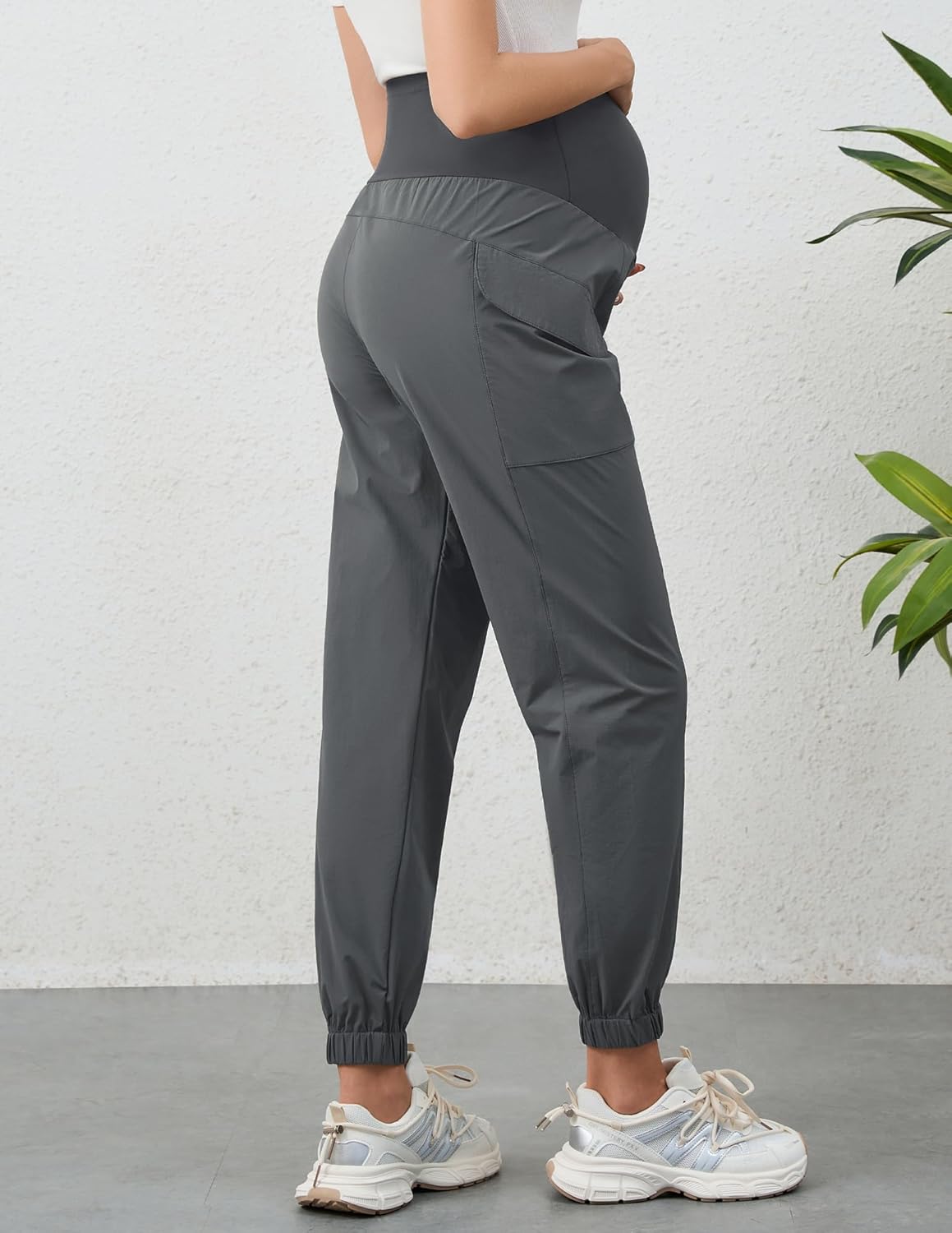PACBREEZE Women's Maternity Cargo Joggers Quick-Dry Hiking Pants Active Outdoor Casual Pregnancy Sweatpants - Image 3