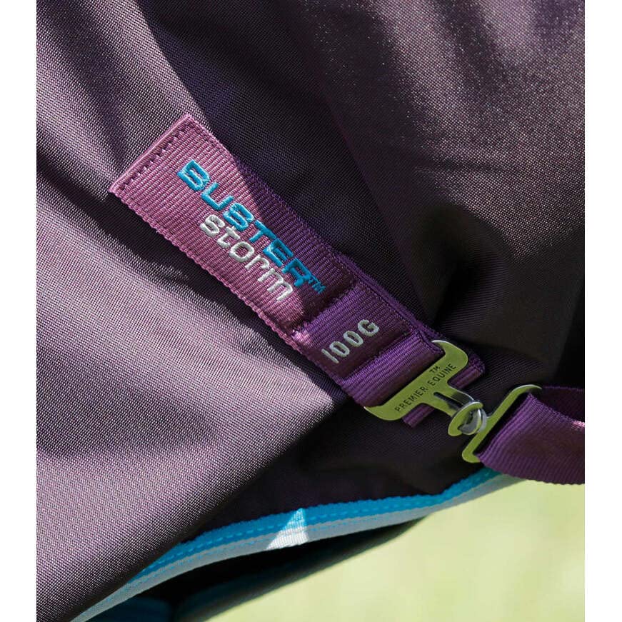 Coperta impermeabile per cavalli con copricollo Premier Equine Buster Storm 100 g