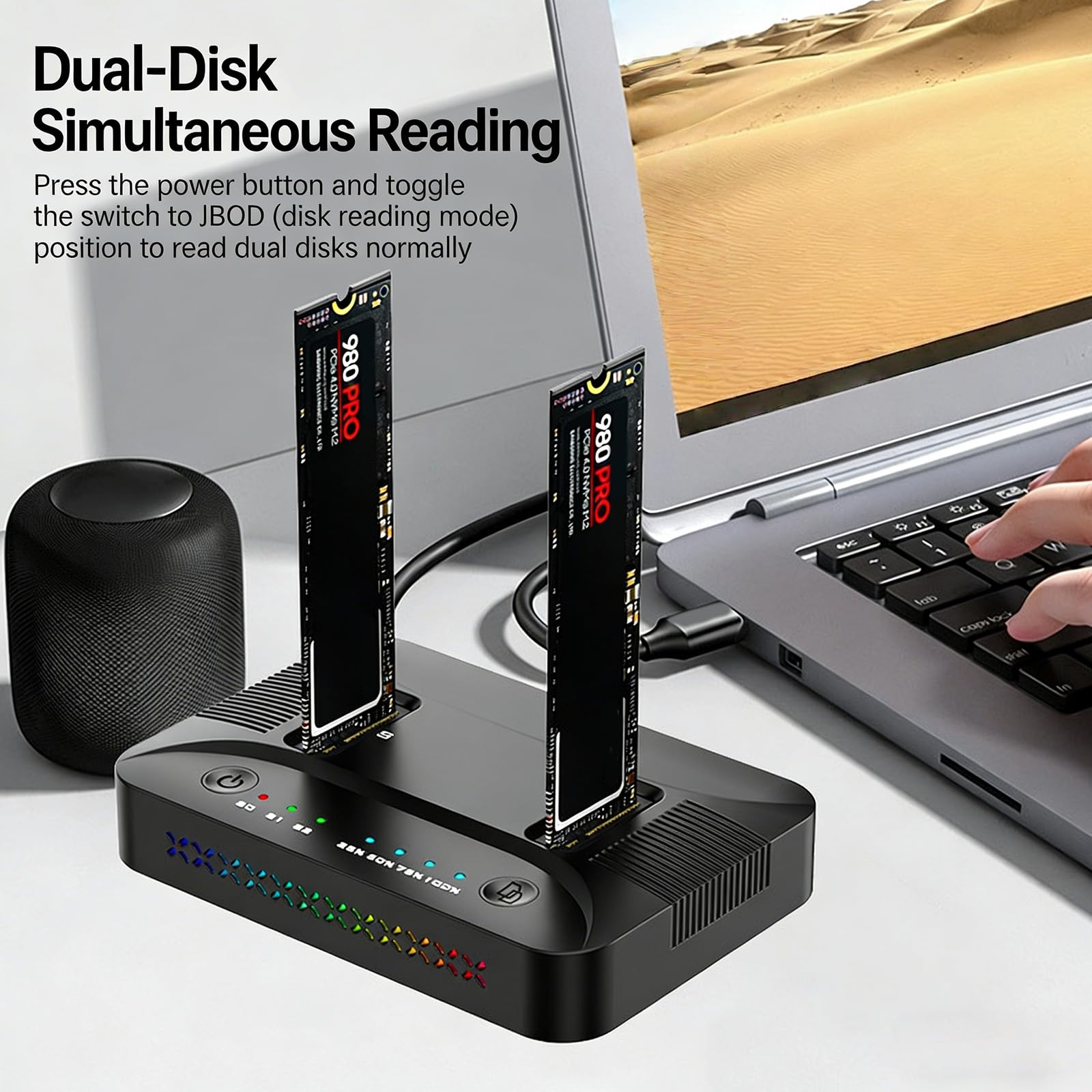 Station d'accueil NVMe pour disques durs, duplication de clones, station d'accueil pour disques durs, duplication de clones, accessoires NVME