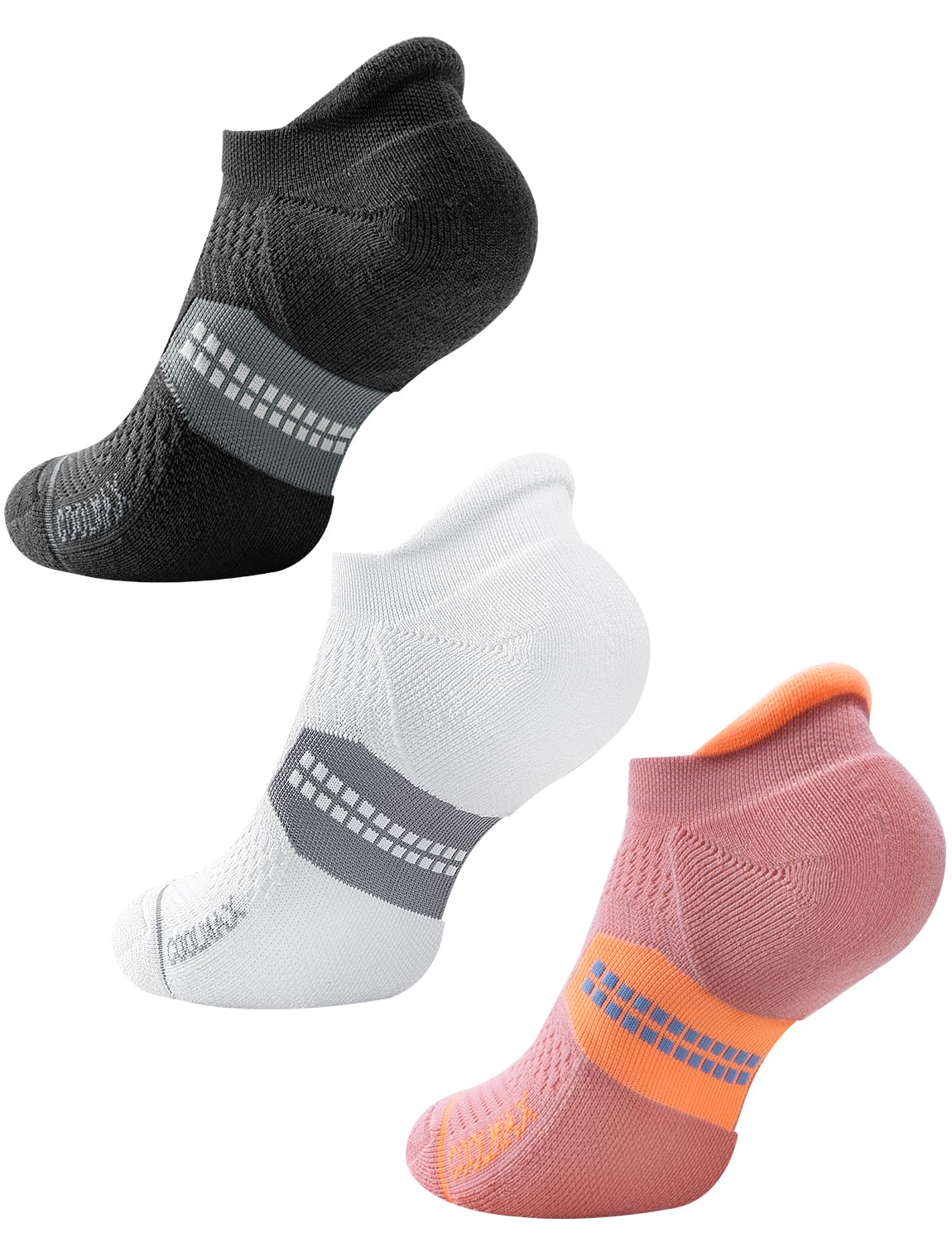 Juclise Laufsocken Damen Coolmax Bambusviskose No Show