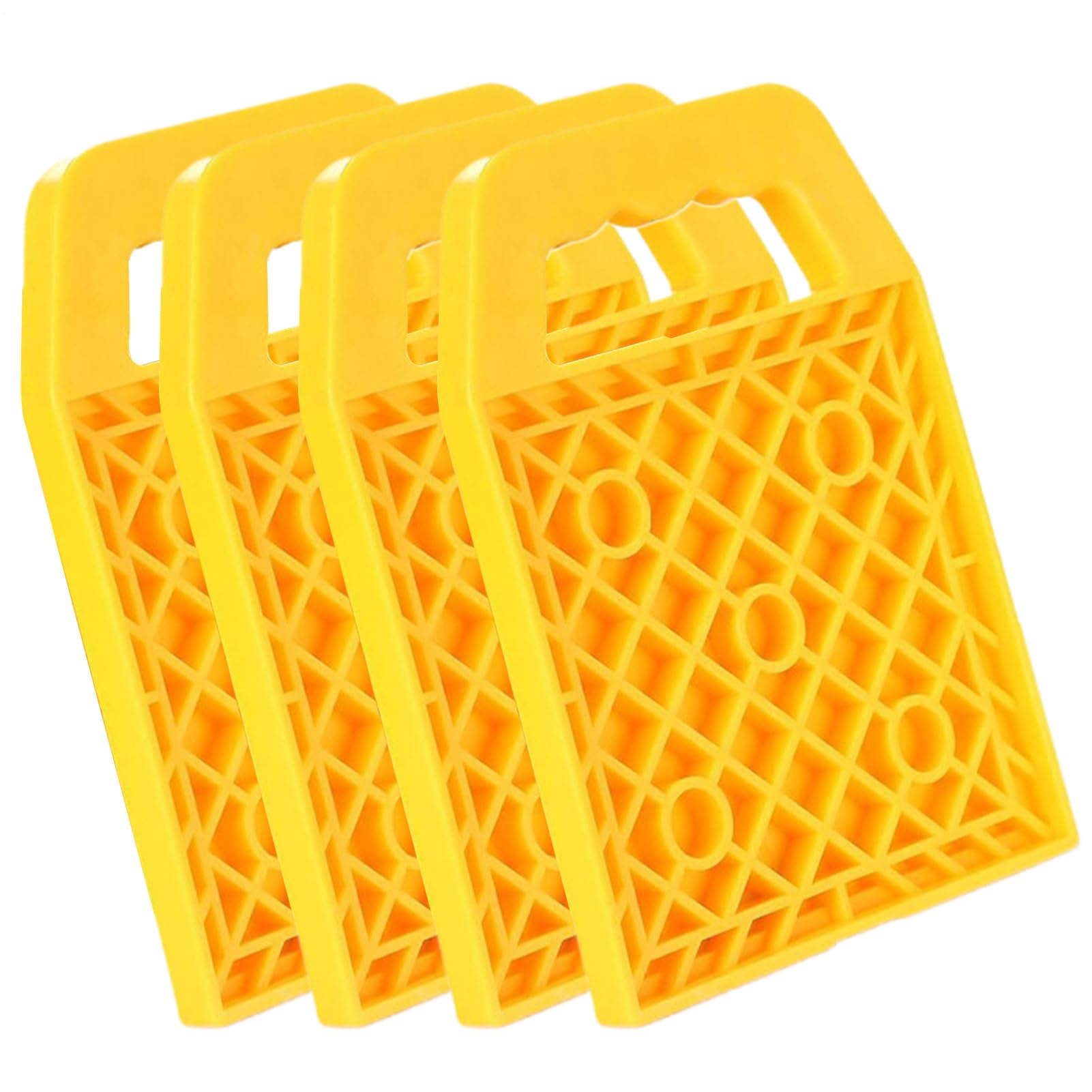 Tappetini stabilizzatori per camper - 4 Pezzi Supporto Antiscivolo Multi-Angolo per Livellamento Camper - Cuscinetti stabilizzatori per auto - Per auto, camion, rimorchi, campeggio, motorhome, caravan