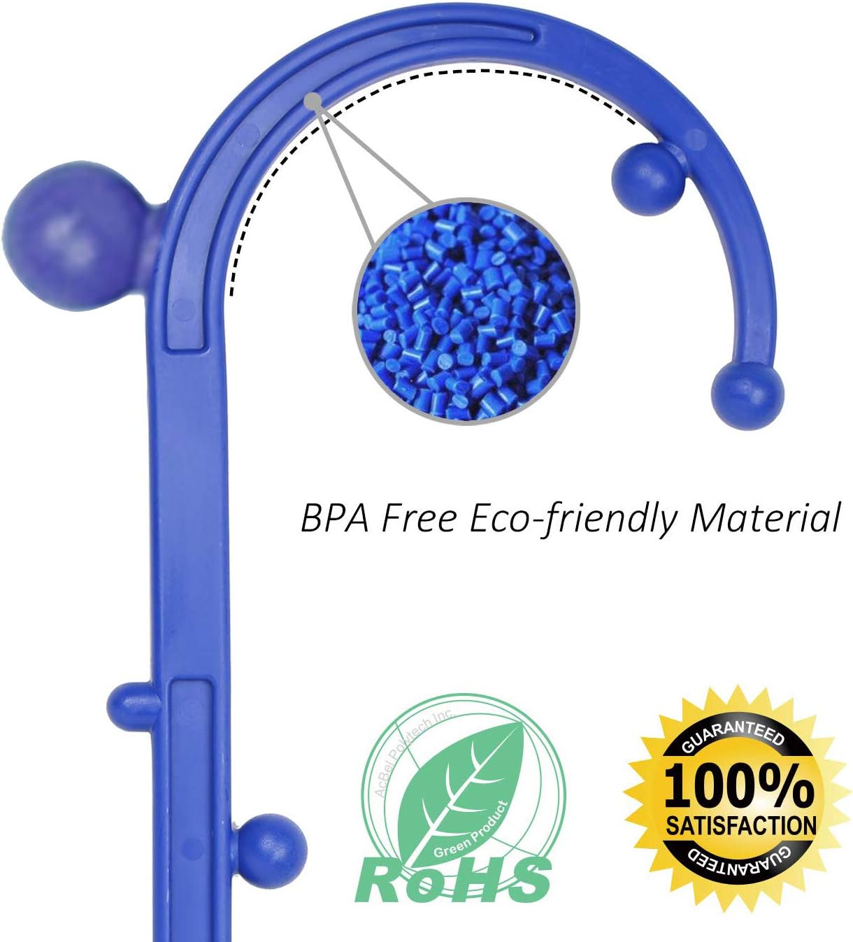 Sokiss Trigger Point Massager - Therapy Roller Ball Self Back Massager Tools for Lower Back Massage, Neck Massage, Shoulder Massage, Myofascial Release - Full Body Self Massage Stick … : Health & Household