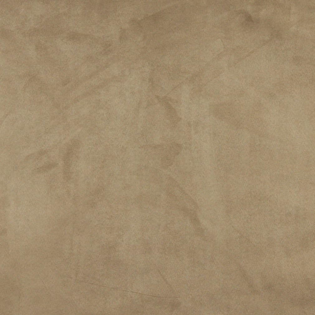 Beige Solid Microsuede Microfiber Suede Ultra Durable Upholstery Grade Fabric by The Yard - SKU: Dotson Mushroom