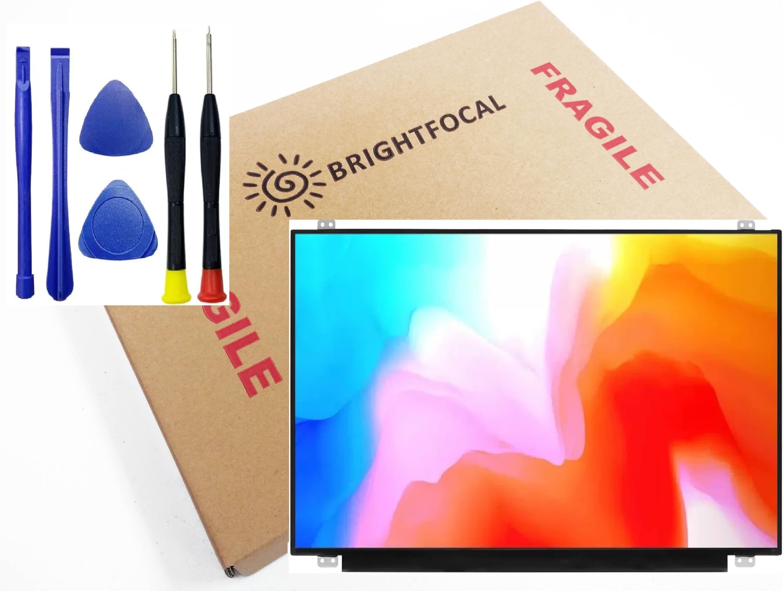 BRIGHTFOCAL New Screen Replacement for Lenov o ThinkPad T450 T450S 14.0" Full-HD FHD 1920 x 1080 1080p LED LCD Screen Display Matte 04X5914 04X4046 04X4932 with Tool