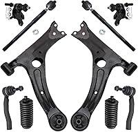 Vista 96 de Detroit Axle - Kit de suspensión FWD Front End de 10 piezas para Mitsubishi Lancer 02-07 2002 2003 2004 2005 2006 2007, 2 brazos de control
