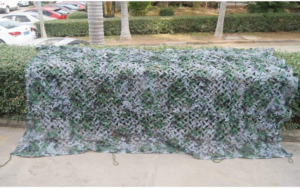WeiQuan Ji Camouflage Netting, Digital Woodland Camo Net for Sunshade Camping Shooting Hunting, Width 26.24 ft Car Covering Net,Bird Watching,Party Decoration Nets (26.24ft x 32.8ft 8x10 Meter)