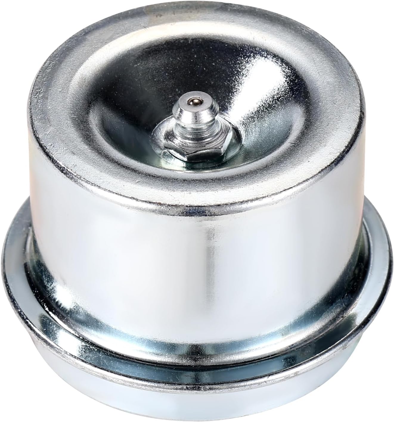 1.98 Inch Trailer Hub Grease Cap, Galvanized Trailer Axle Bearing Dust Cap Cup Grease Plug Cover for Most 2000-3500 LB Axles, Perfect for Boat Trailers Camper RV Accessories Parts